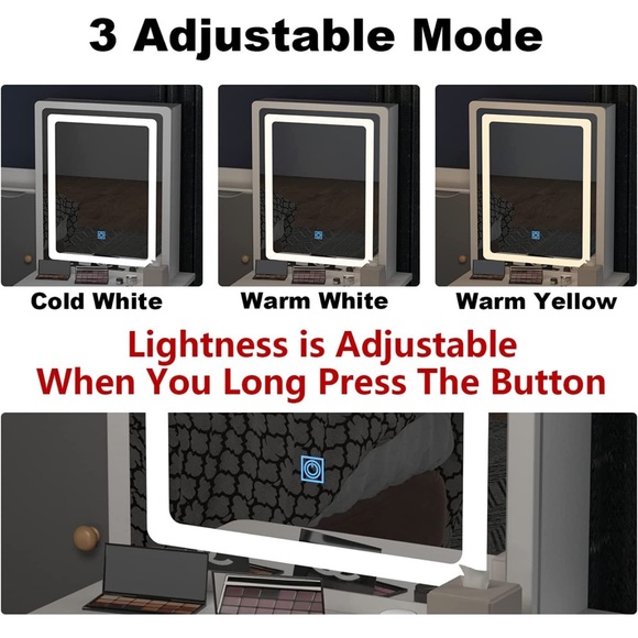 Make up vanity with chair NWT in box-I AM PAYING FOR SHIPPING, PRICE INCLUDES - Picture 3 of 11